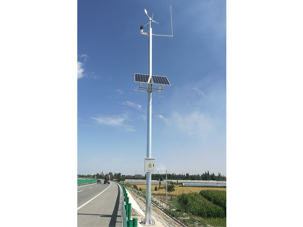 Solar & Wind Power Monitoring Poles