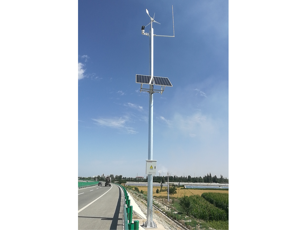 Solar & Wind Power Monitoring Poles