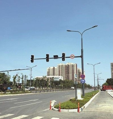 light & Traffic light poles