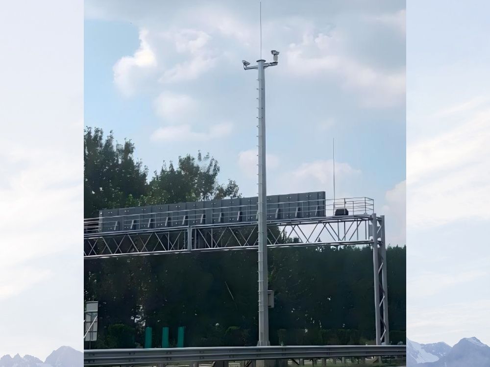 monitoring equipment poles